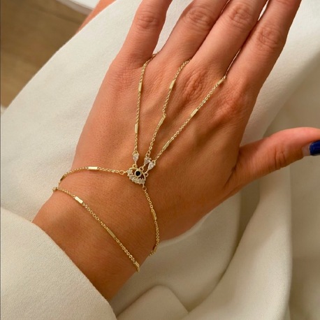 Vip 14K Üç Zincirli Şahmeran 
