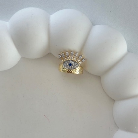 Vip 14K Göz Kirpik Detay Kıkırdak Küpe