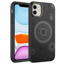 Apple iPhone Kılıf Wireless Şarj Özellikli Desenli Hot Kapak