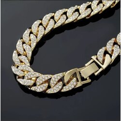 Gold 15mm Cuban Chain
