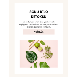 son 3 kilo detoksu