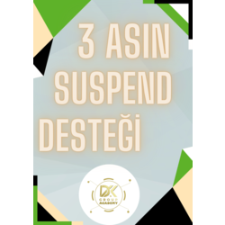 3 ASIN SUSPEND DESTEĞİ