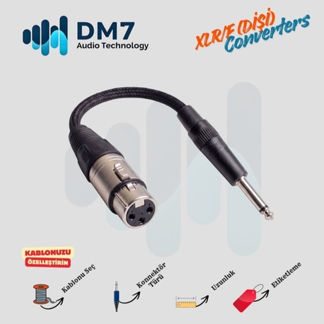 XLR/F (Dişi) Dönüştürücüler