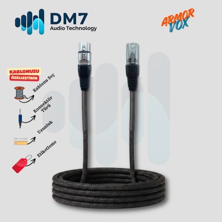 Dm7 Armor Vox Mikrofon Kablosu ( 3 Metre ) 