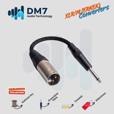 XLR/M (Erkek) Dönüştürücüler