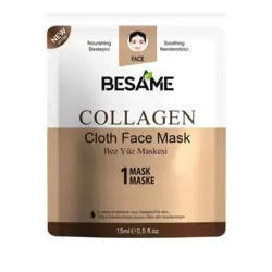 Besame Kozmetik Besame Collagen Yaşlanma Karşıtı Cloth Kağıt Yüz Maskesi 15 ml