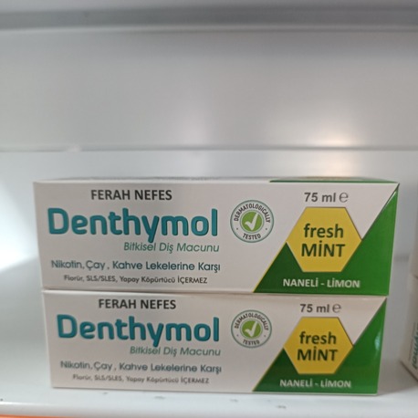 Denthymol nane limon diş macunu