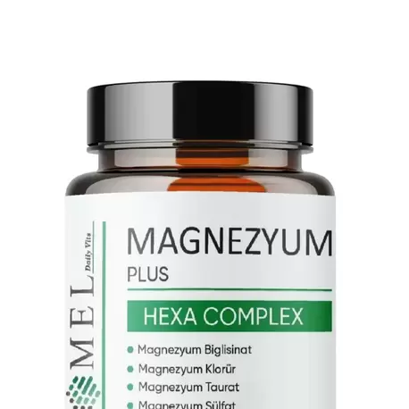 Aromel Magnezyum Plus, Hexa Complex | 60 Kapsül | 