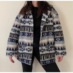 vintage unisex kaşe mont