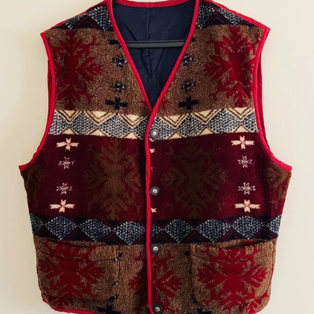 90s unisex polar yelek 