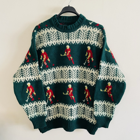 Vintage özel koleksiyon unisex kazak