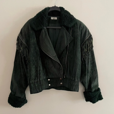 Vintage süet mont 
