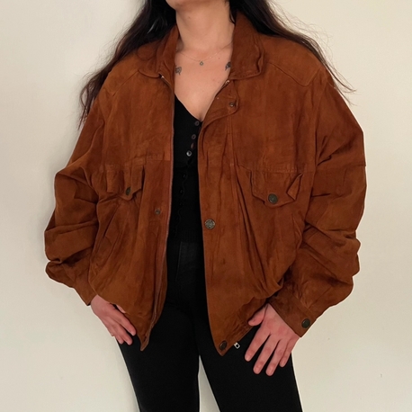 vintage orj deri unisex mont