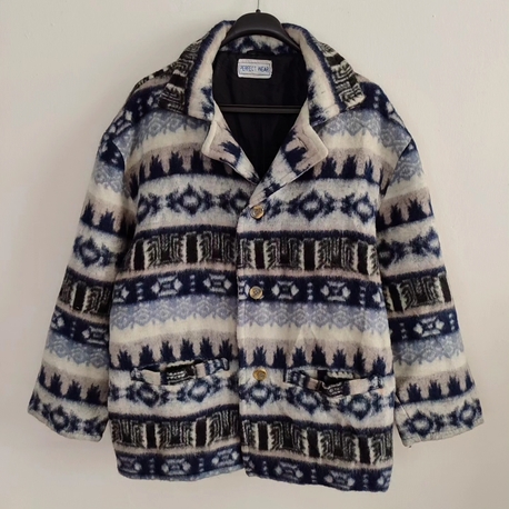 vintage unisex 90s kaşe mont 