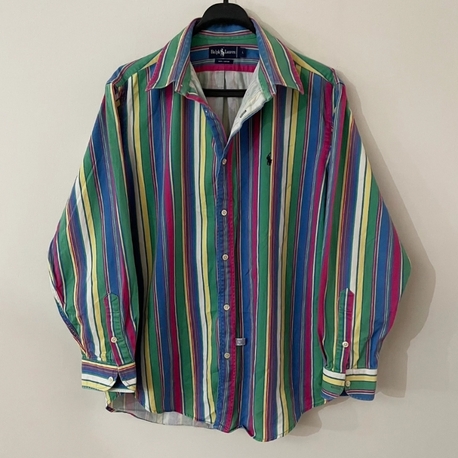 Ralph Lauren 90s unisex multi color gömlek