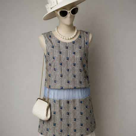 Vintage 80lee elbise