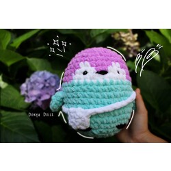 tığ amigurumi penguen 