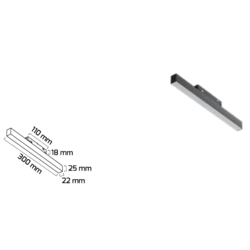 30CM 12 WATT MAGNET LINEER LED