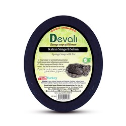 Dr.Devalı Katran El Yapımı Doğal Süngerli Sabun