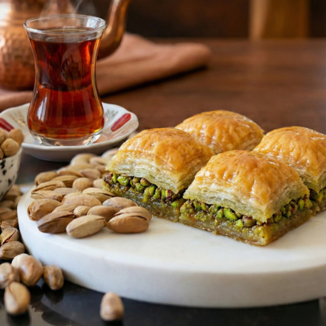 Siirt Doğal Gıda Taze Tereyağlı Fıstıklı Baklava 1 KG