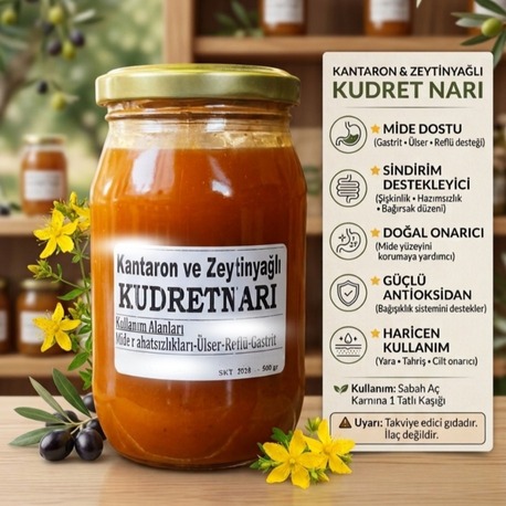 Dr.Devalı Kudret Narı Kantaron ve Zeytin Yağlı  300 Gr.