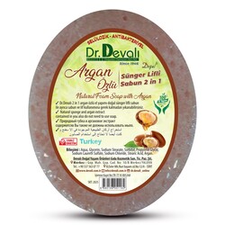 Dr.Devalı Argan Özlü El Yapımı Doğal Süngerli Sabun