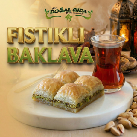 Siirt Doğal Gıda Taze Fıstıklı Baklava 1 KG