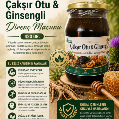 Dr.Devalı Kuvvet&Direnç Desteği Çakşır Otlu Bitkisel Karışım Macunu 420 GR