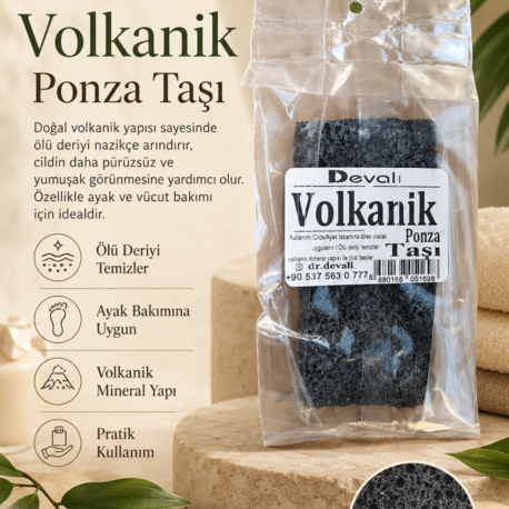 Dr.Devalı - Volkanik Ponza Topuk Taşı