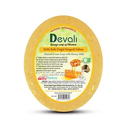 Dr.Devalı Sütlü Ballı El Yapımı Doğal Süngerli Sabun