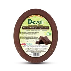 Dr.Devalı Çikolata Özlü El Yapımı Doğal Süngerli Sabun