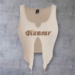 Dragron Glamour Crop Atlet - Bej