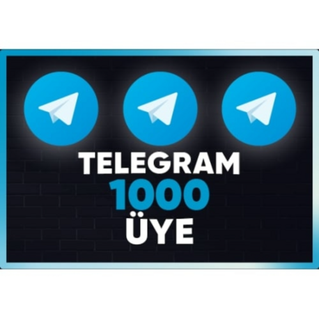 Telegram Kanal & Grup 1000 Online Üye