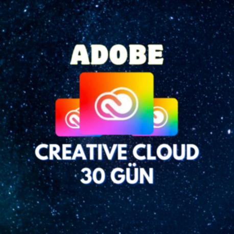 Adobe Creative Cloud Lisans Satın Al - 1 Aylık Kişisel Hesap (Tüm Uygulamalar Aktif)