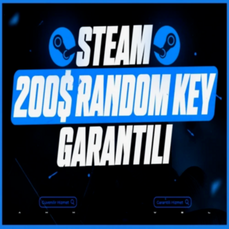 ⭐️[200$ = 9000₺] Steam Random Key⭐️