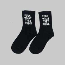 Fuck What They Think Çorap (3 Çift)