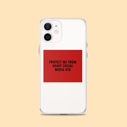 Heavy Social Media Use iPhone Kılıfı