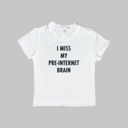 I Miss My Pre-Internet Brain Baby Tee
