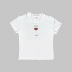 Glass of Wine Baby Tee