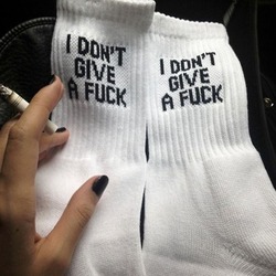I Don't Give A Fuck Çorap (3 Çift)