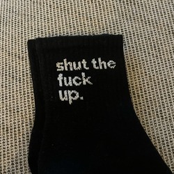 Shut The Fuck Up Çorap (3 Çift)