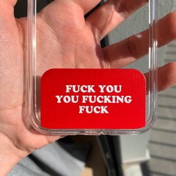 Fuck You Fucking Fuck iPhone Kılıfı