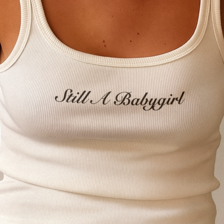 Still A Babygirl Fitilli Askılı Üst