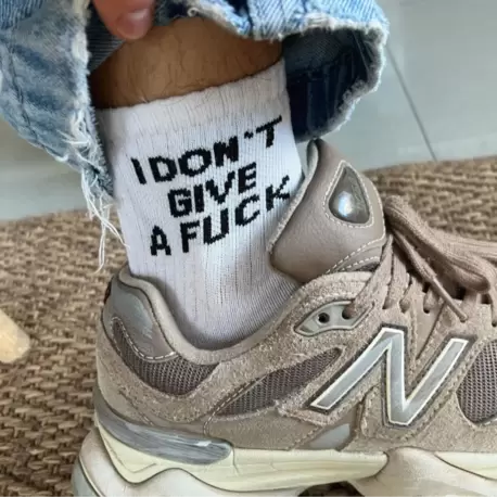 I Don't Give A Fuck Çorap (3 Çift)
