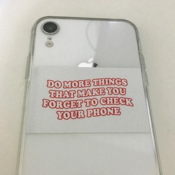 Forget To Check Your Phone iPhone Kılıfı