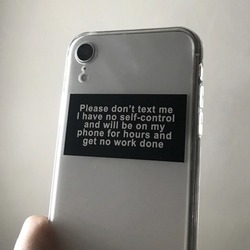 Don't Text Me iPhone Kılıfı