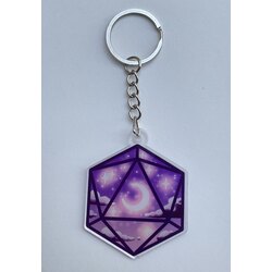 D20 Zar Anahtarlık