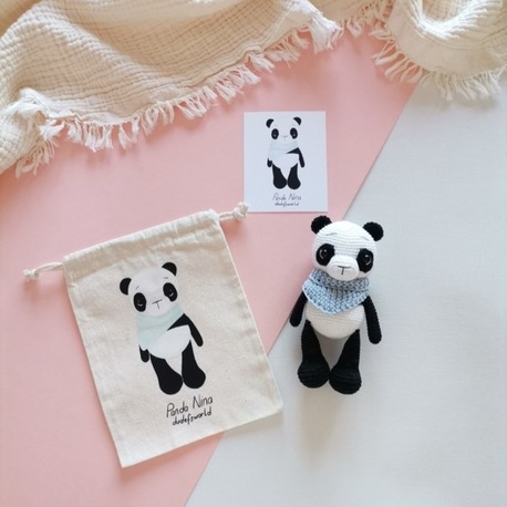 Amigurumi Panda Nina Oyuncak 