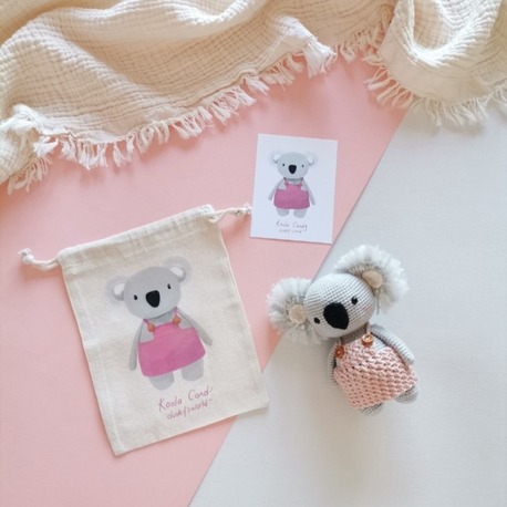 Amigurumi Kız Koala Candy Oyuncak