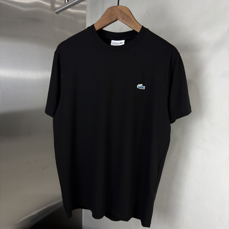 L Orjinal Etiketli T-Shirt Siyah (Bambu)